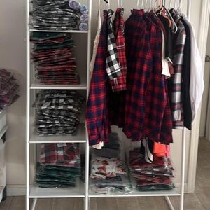 Flannels for kids and women